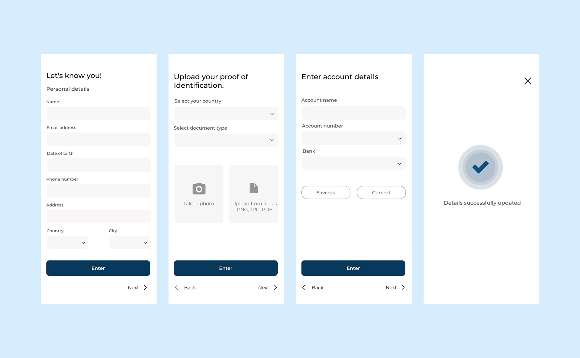 KYC page